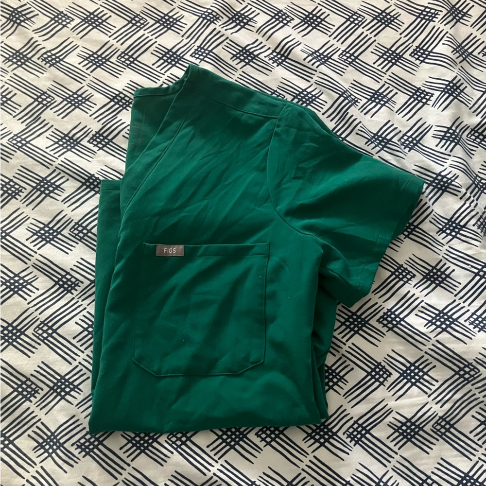 Figs Catarina Top XS Hunter Green